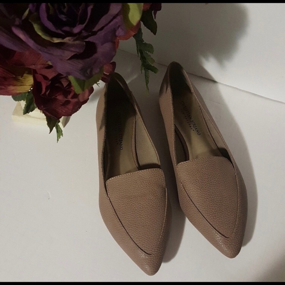Christian Siriano pointy toe flats
